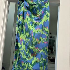 Vacation crop top and high waist skirt set